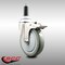 Service Caster 5 Inch 316SS Gray Poly Swivel 7/8 Inch Expanding Stem Caster Lock Brake SCC SCC-SS316TTLEX20S514-PPUB-78 - alternate 2